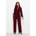 European and American best-selling slim solid color ladies sexy jumpsuit